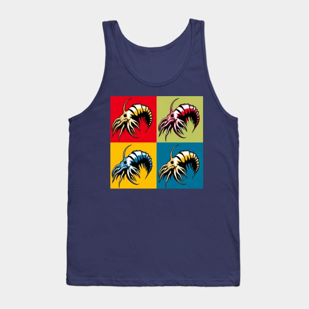 Pop Amphipod Sponge Art - Cool Underwater Tank Top by PawPopArt